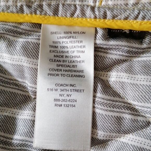 Coach Quilted Leather Accent Hooded Jacket - Picture 9 of 16